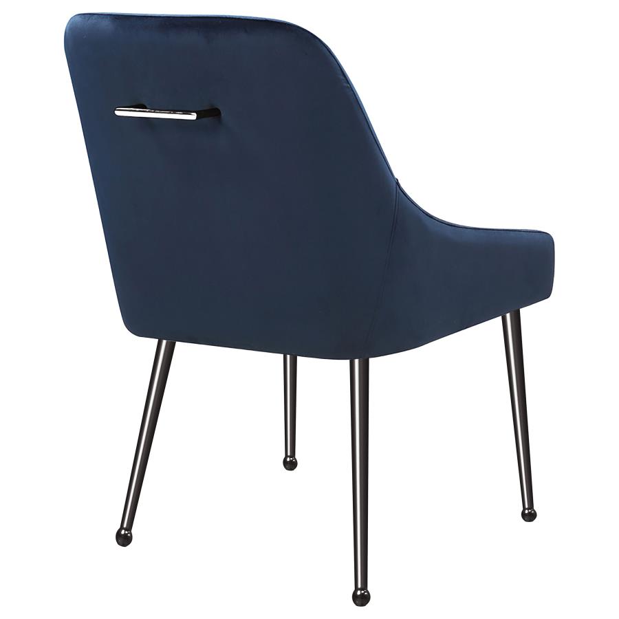 Mayette Upholstered Dining Side Chair Blue (Set of 2) view 8