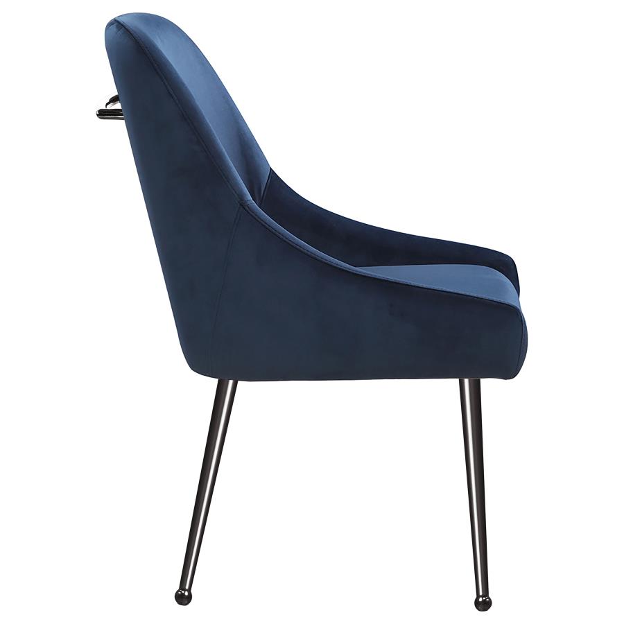 Mayette Upholstered Dining Side Chair Blue (Set of 2) view 9