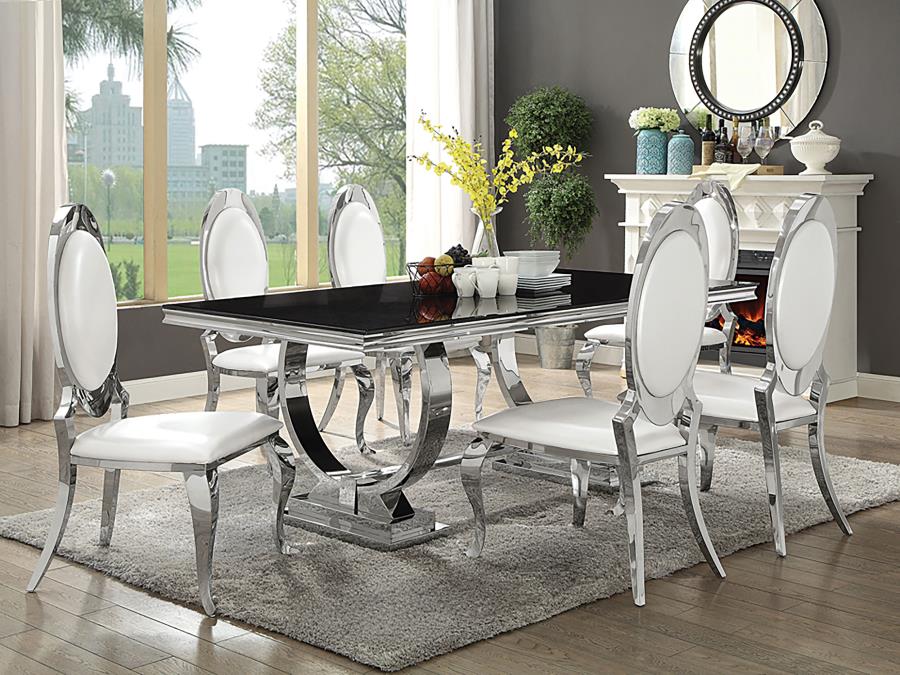 Anchorage Upholstered Dining Chair Cream White (Set of 2) view 11
