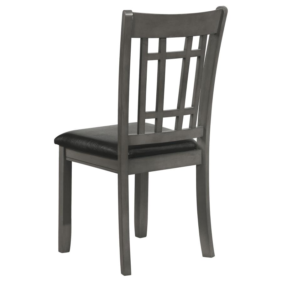 Lavon 5-piece Oval Extension Leaf Dining Set Medium Grey view 10
