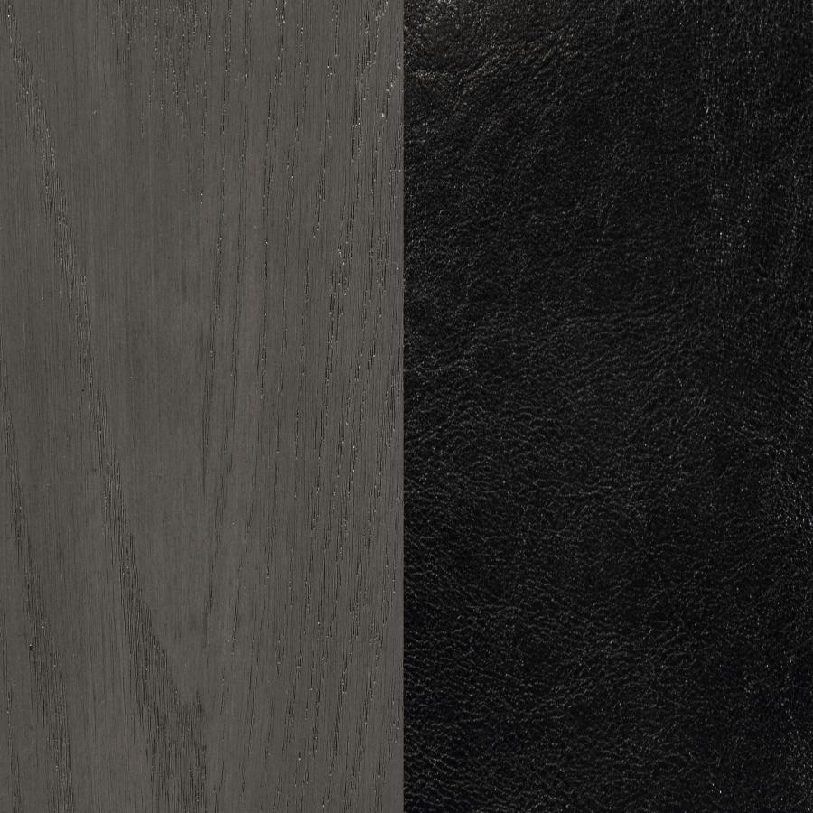 Lavon Wood Dining Side Chair Black and Medium Grey (Set of 2) view 12