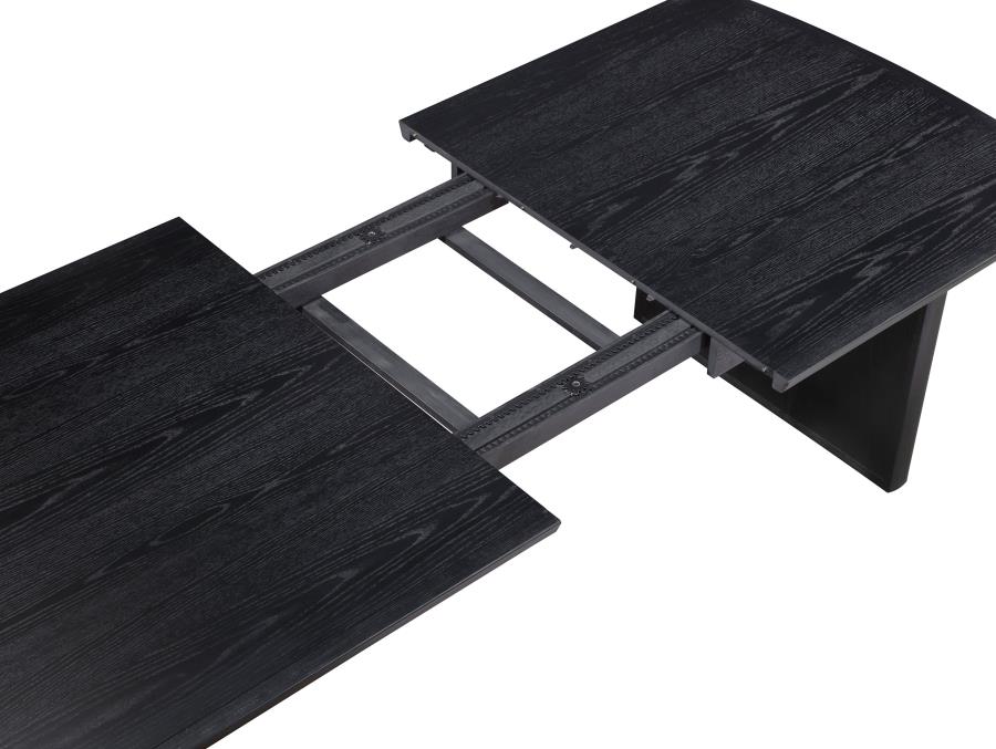 Brookmead 9-piece Extension Leaf Dining Table Set Black view 11
