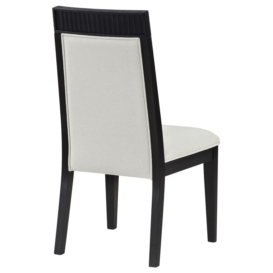 Brookmead Dining Side Chair Ivory and Black (Set of 2) view 8