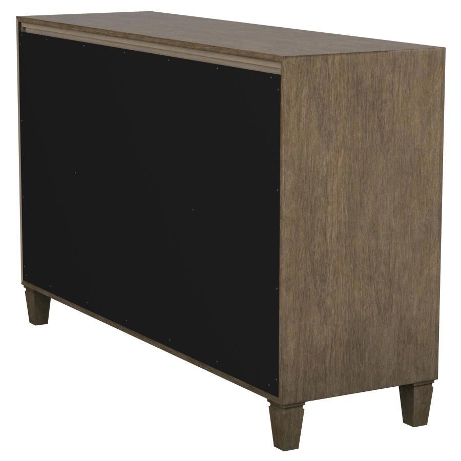 Matisse 4-drawer Sideboard Buffet Cabinet Light Brown view 9