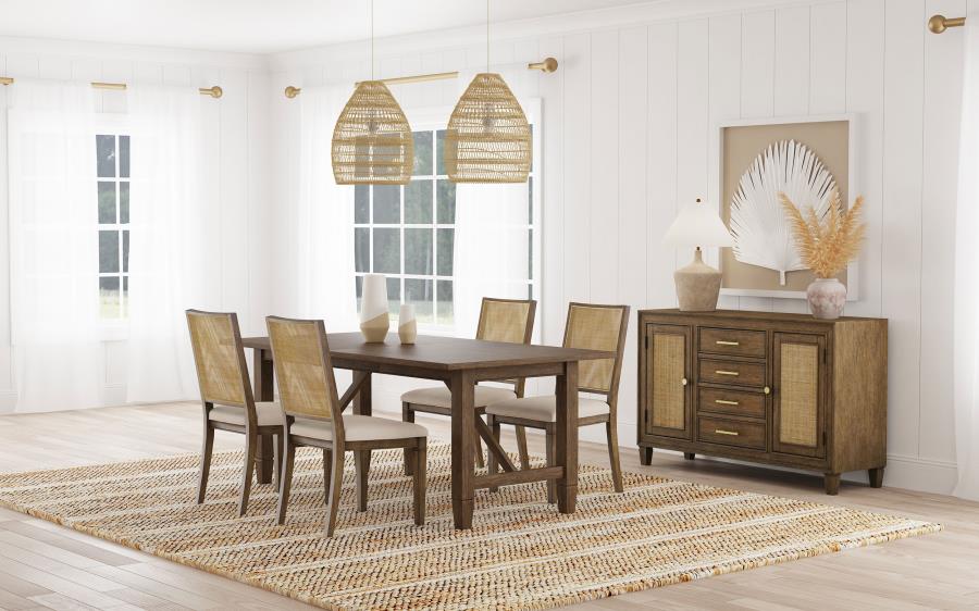 Matisse 4-drawer Sideboard Buffet Cabinet Light Brown view 13
