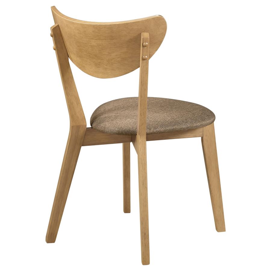 Elowen Wood Dining Side Chair Light Walnut (Set of 2) view 8