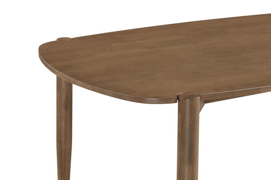 Dortch 5-piece Oval Solid Wood Dining Set Walnut view 13