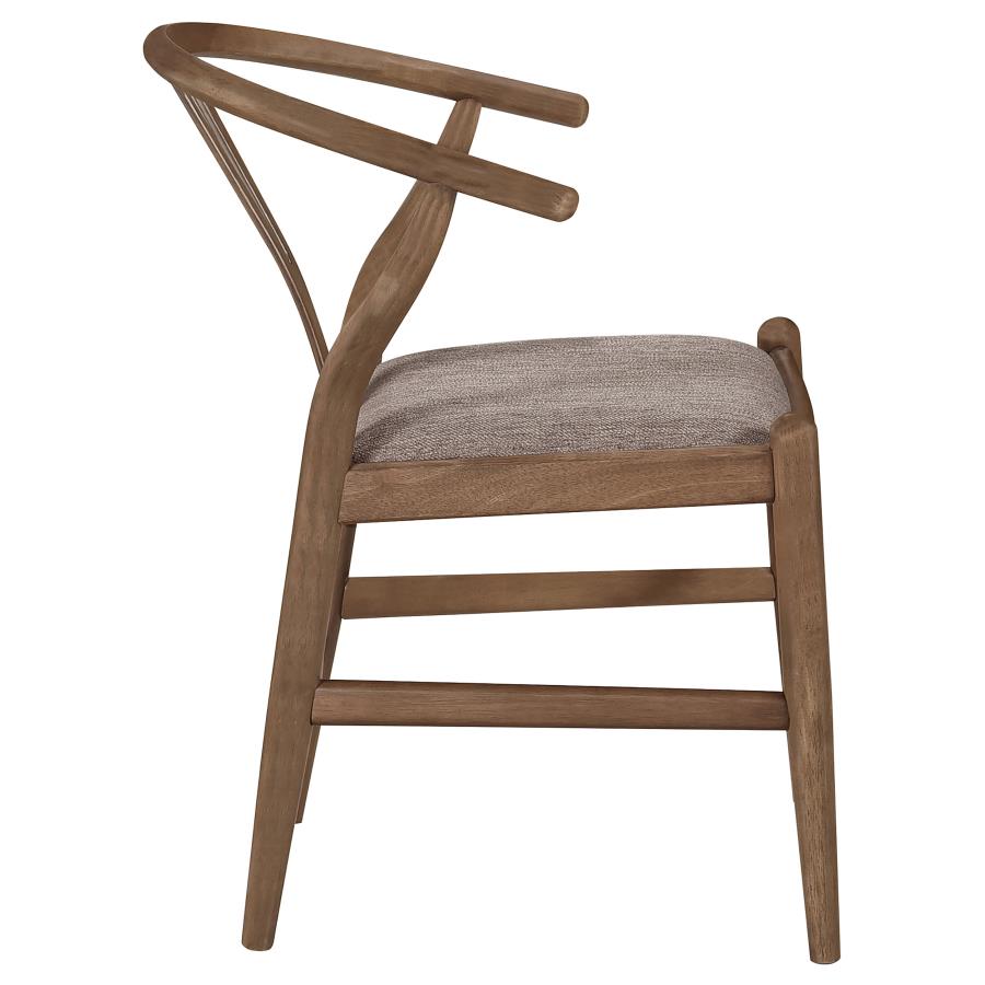 Dinah Wood Wishbone Dining Side Chair Walnut (Set of 2) view 9