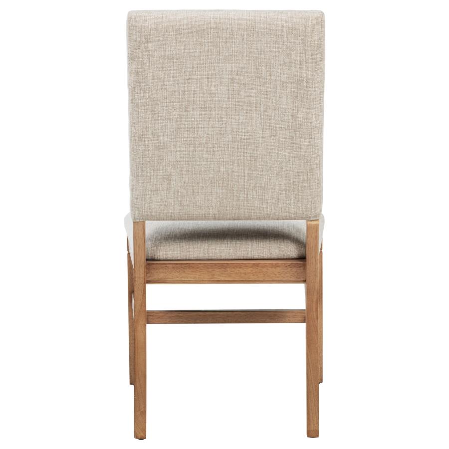 Middleton Upholstered Dining Side Chair Beige (Set of 2) view 8