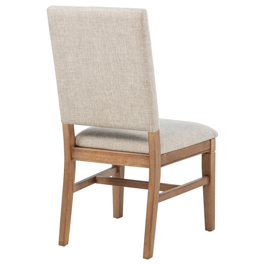 Middleton Upholstered Dining Side Chair Beige (Set of 2) view 9