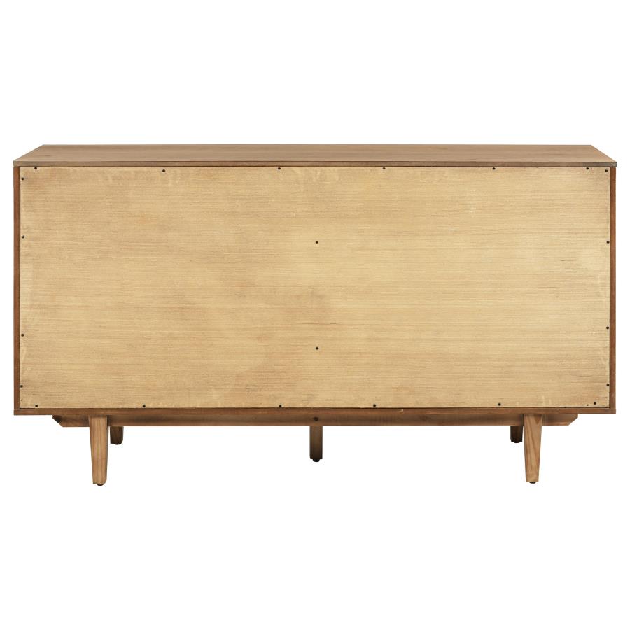 Middleton 4-door Sideboard Server with Dual Drawers Natural view 8