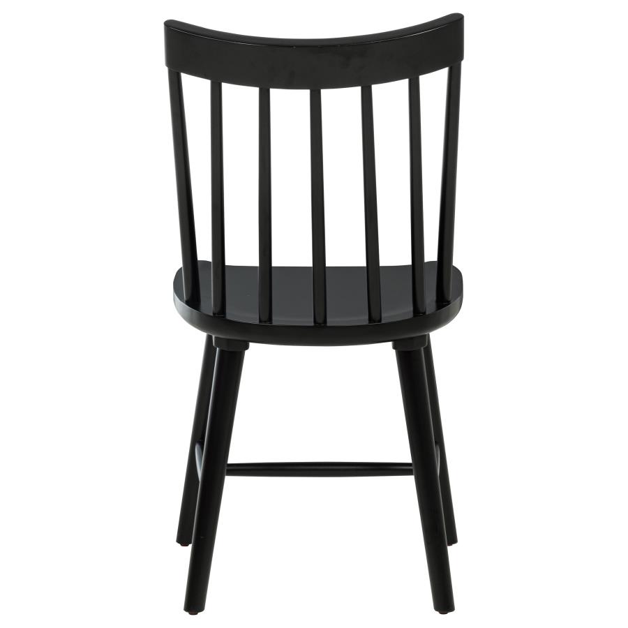 Middleton Solid Wood Dining Side Chair Black (Set of 2) view 8
