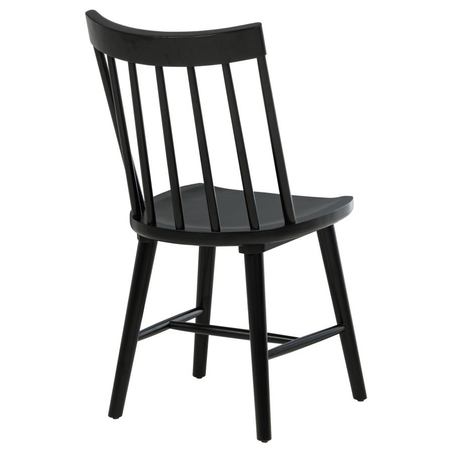 Middleton Solid Wood Dining Side Chair Black (Set of 2) view 9
