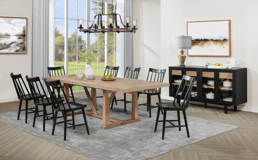 Middleton Solid Wood Dining Side Chair Black (Set of 2) view 14
