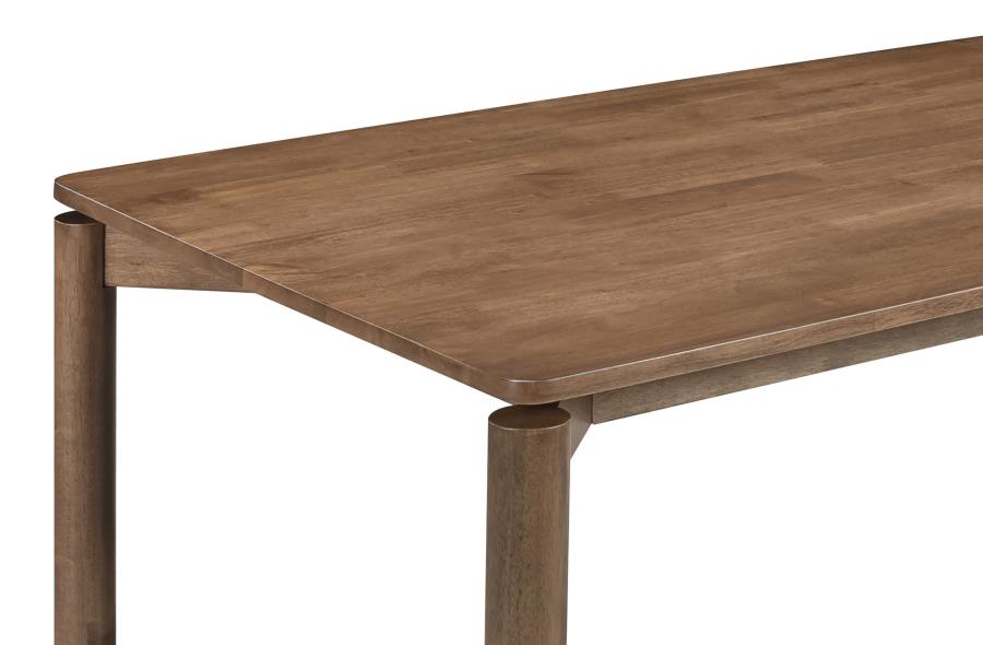 Parkridge 7-piece 59-inch Wood Dining Set Natural Walnut view 10