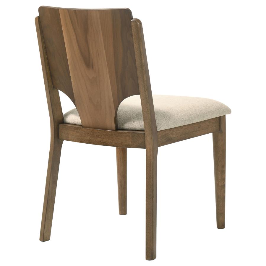 Crestmore Dining Chair Upholstered Seat Walnut (Set of 2) view 8