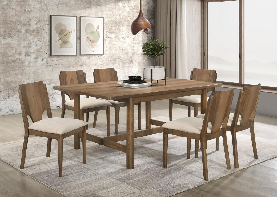 Crestmore Dining Chair Upholstered Seat Walnut (Set of 2) view 14