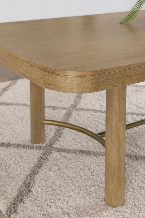 Arini 104-inch Extension Leaf Dining Table Sand Wash view 13