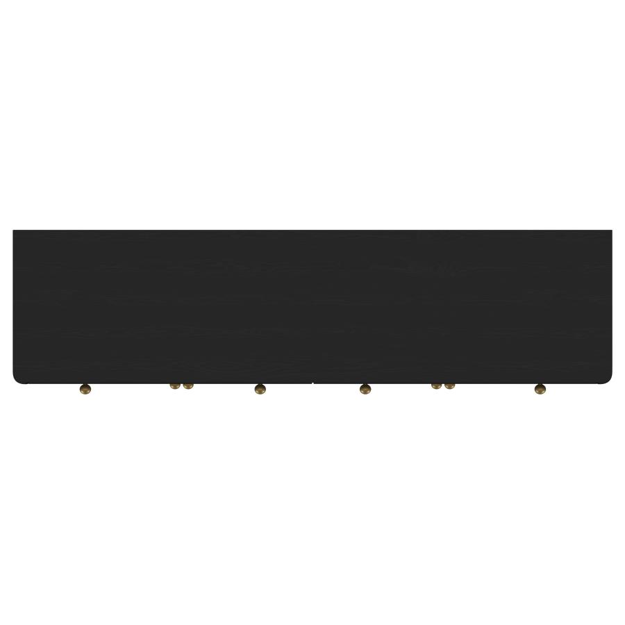 Arini 2-drawer Cane Door Dining Sideboard Server Black view 11