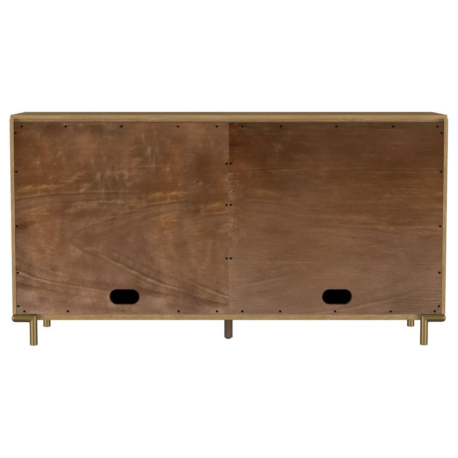 Arini 2-drawer Cane Door Dining Sideboard Server Sand Wash view 8