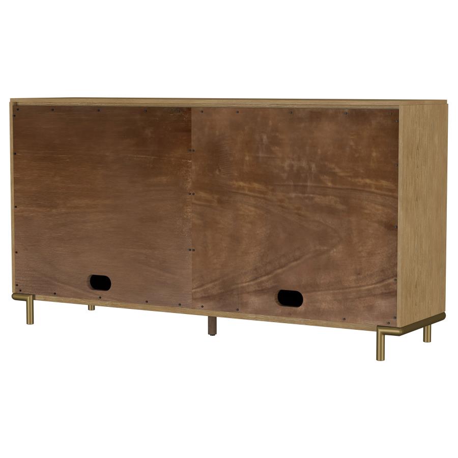 Arini 2-drawer Cane Door Dining Sideboard Server Sand Wash view 9