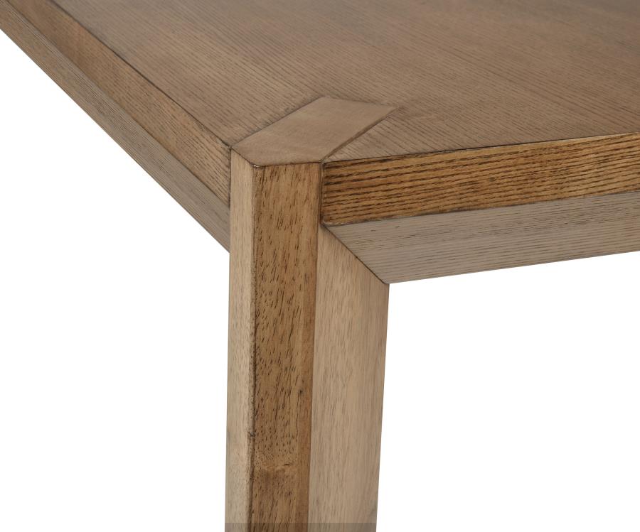 Bruner 7-piece 72-inch Rectangular Dining Set Natural Brown view 10