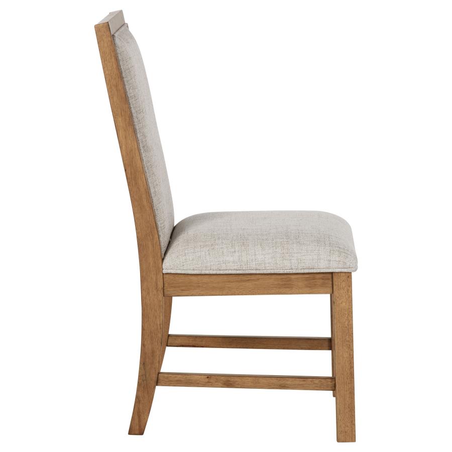 Bruner Upholstered Side Chair Natural Brown (Set of 2) view 10