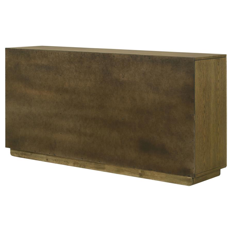 Castlewood 71-inch Dining Sideboard Buffet Server Brown Oak view 9
