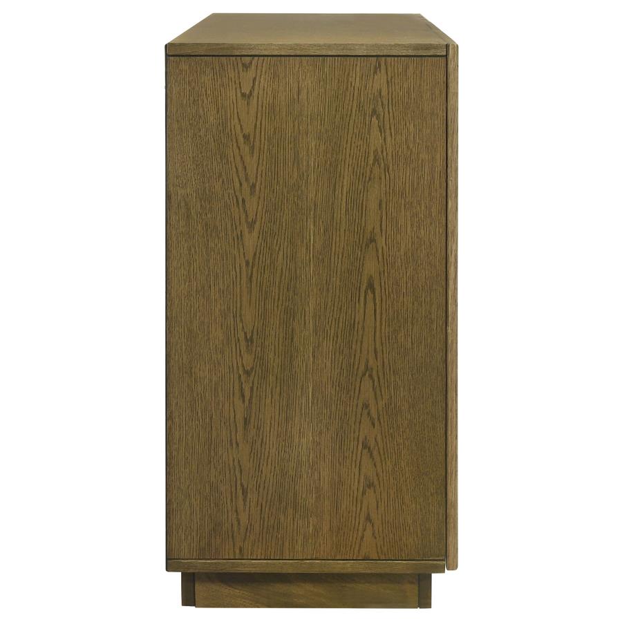 Castlewood 71-inch Dining Sideboard Buffet Server Brown Oak view 10