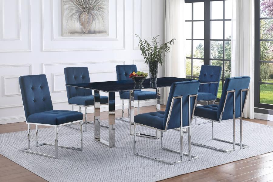 Desden 79-inch Rectangular Sintered Stone Dining Table Grey view 10