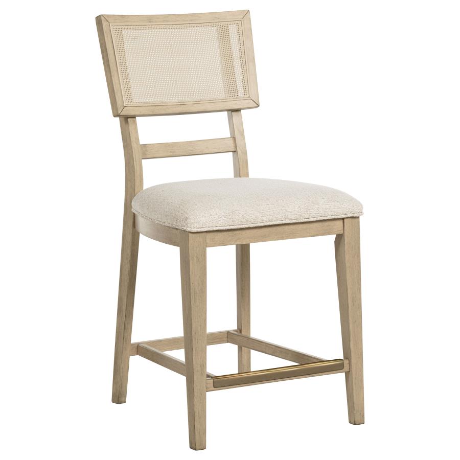Kailani 7-piece Wood Counter Height Dining Set Beige Oak view 9