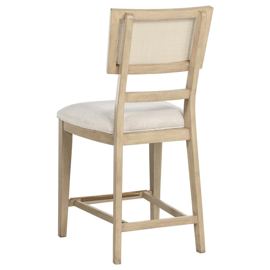 Kailani 7-piece Wood Counter Height Dining Set Beige Oak view 11