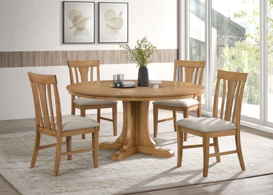 Hartville Dining Side Chair Natural Light Brown (Set of 2) view 14