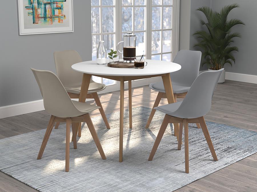 Caballo Polypropylene Dining Side Chair Grey (Set of 2) view 14