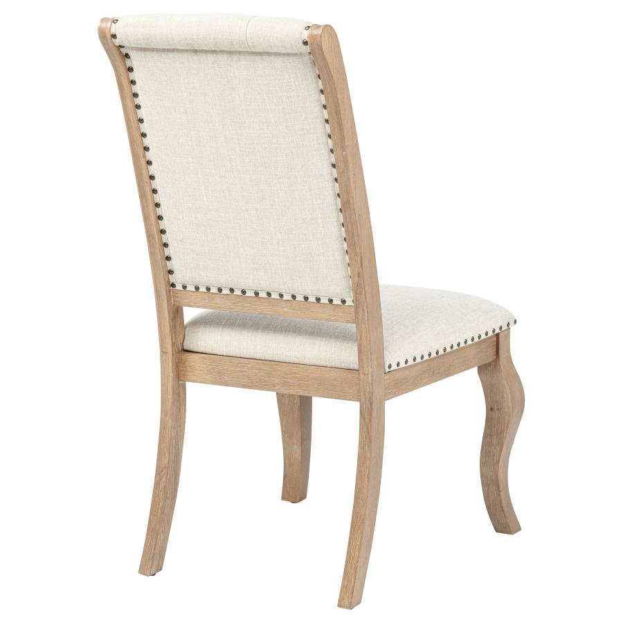 Brockway Upholstered Dining Chair Barley Brown (Set of 2) view 9