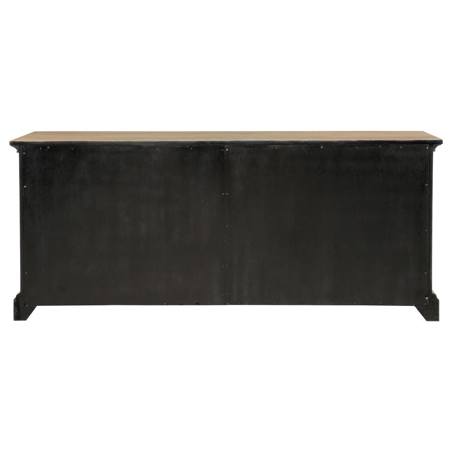 Brockway 4-door Dining Sideboard Buffet Cabinet Barley Brown view 8