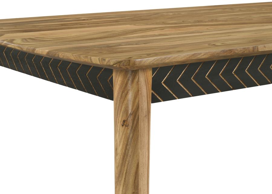 Partridge 5-piece Counter Dining Set Sheesham and Camel view 10