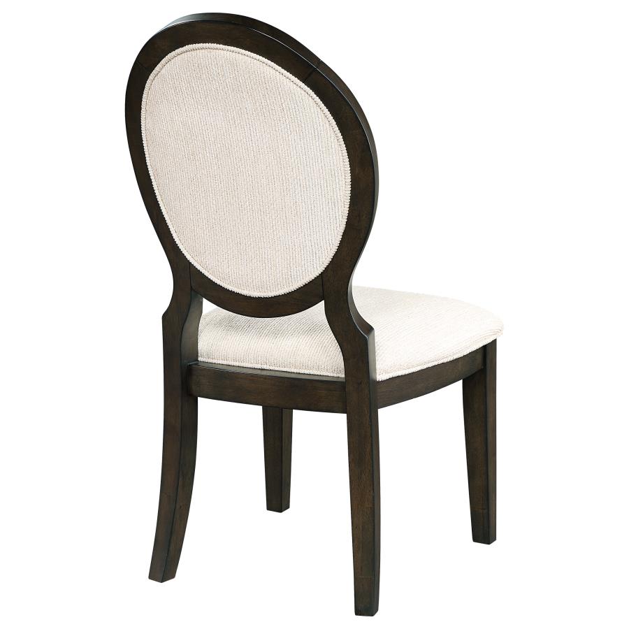 Twyla Oval Back Dining Side Chair Dark Cocoa (Set of 2) view 8