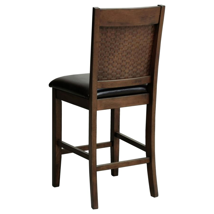 Dewey 5-piece Rectangular Dining Table Set Walnut view 9
