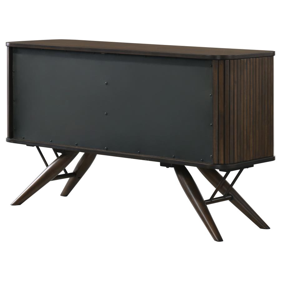 Wes 2-door Sideboard Buffet Storage Cabinet Dark Walnut view 9