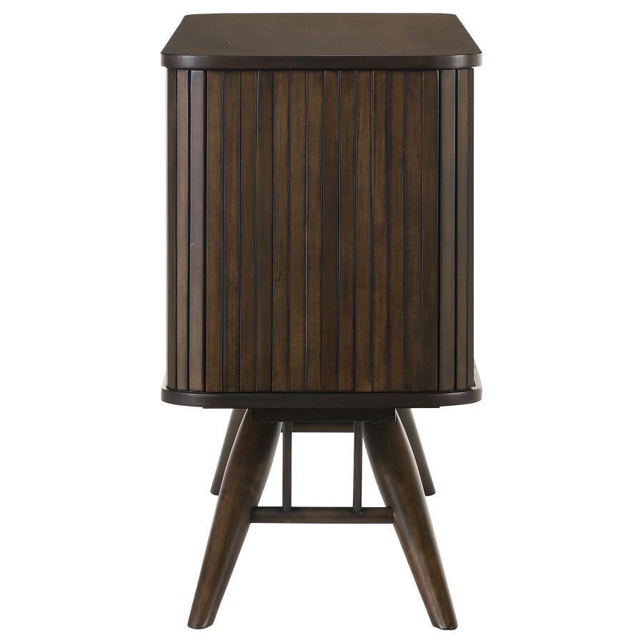 Wes 2-door Sideboard Buffet Storage Cabinet Dark Walnut view 10