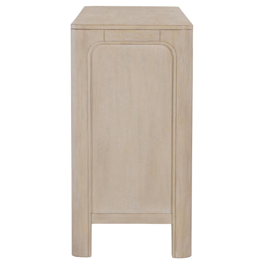 Solano Sliding Door Dining Sideboard Server Weathered Mango view 12