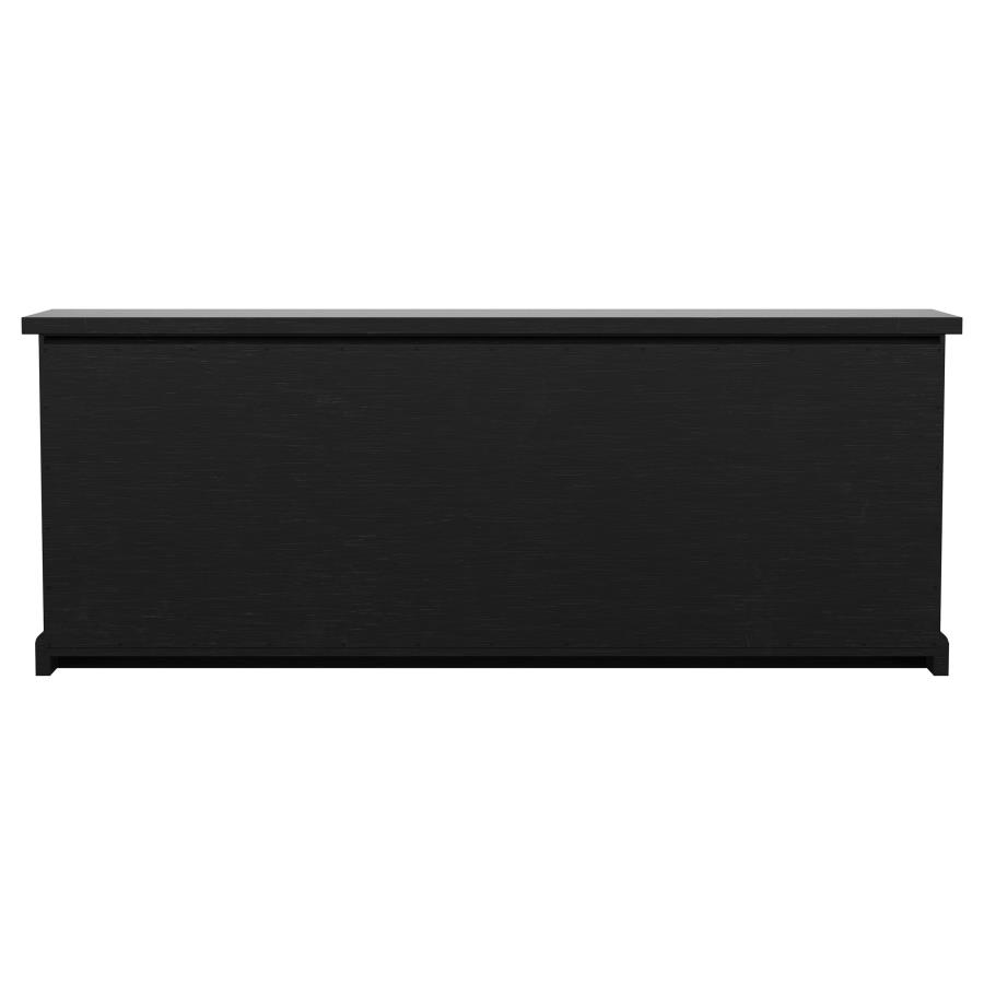 Florence 4-door Dining Sideboard Buffet Distressed Black view 8