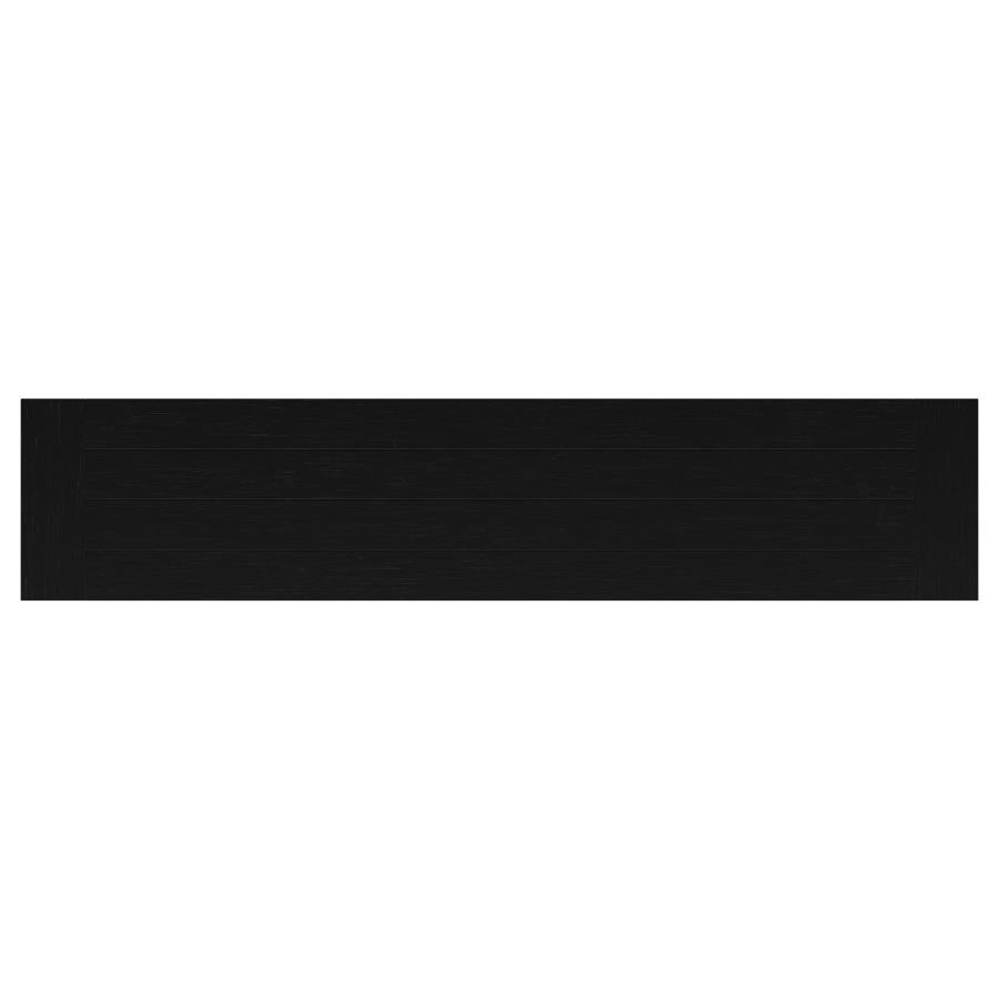 Florence 4-door Dining Sideboard Buffet Distressed Black view 11