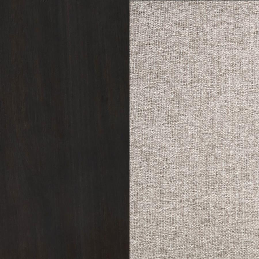 Phelps Upholstered Dining Side Chair Tan Distressed Noir (Set of 2) view 13