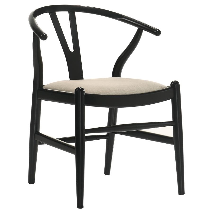 Crestmont 7-piece Extension Leaf Dining Table Set Black view 9