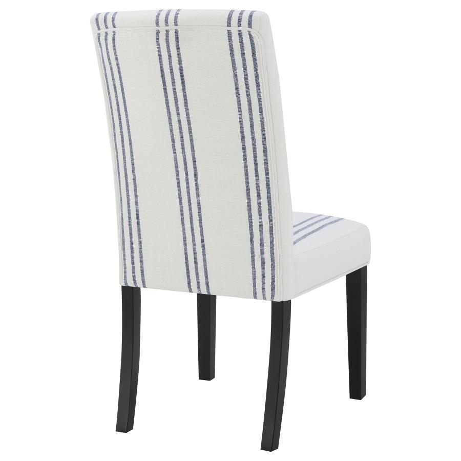 Herran Upholstered Dining Side Chair Beige (Set of 2) view 8