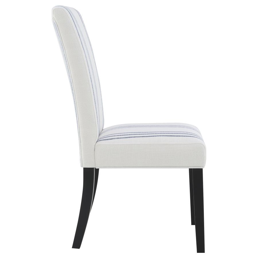 Herran Upholstered Dining Side Chair Beige (Set of 2) view 9