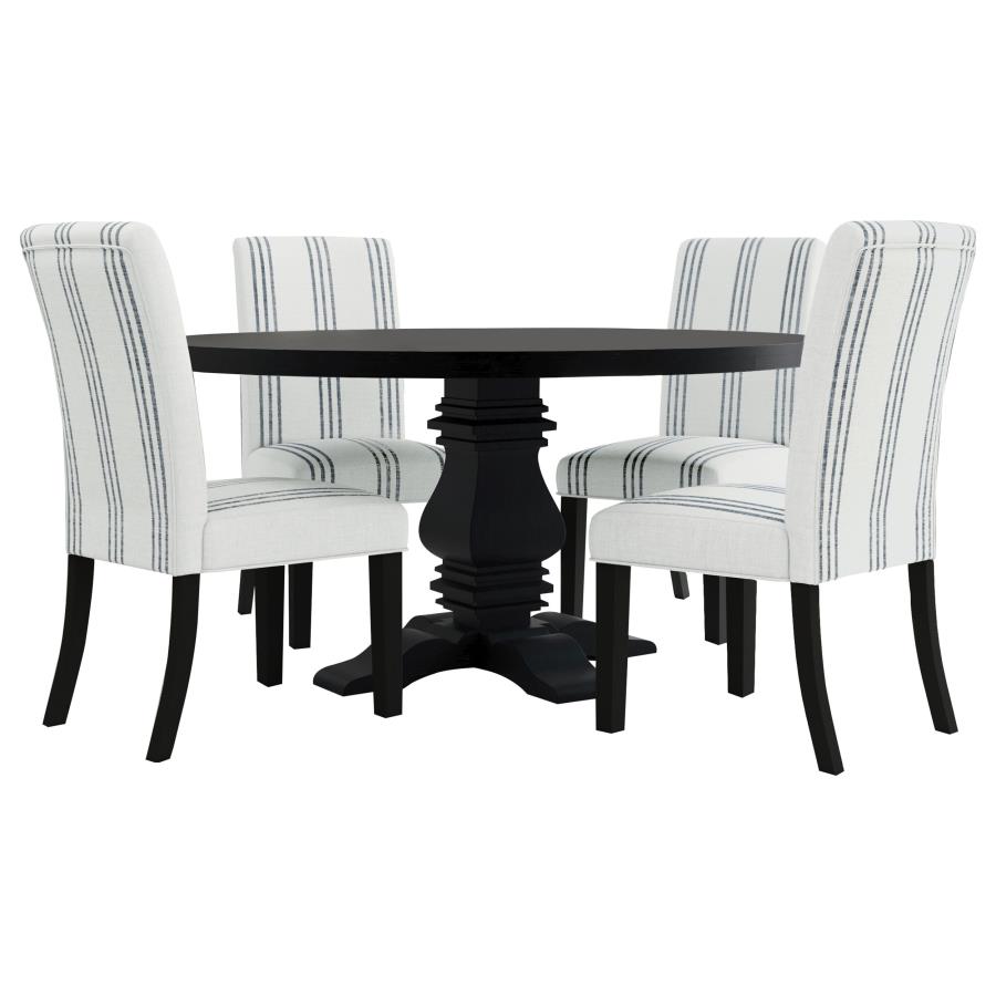 Herran Upholstered Dining Side Chair Beige (Set of 2) view 14