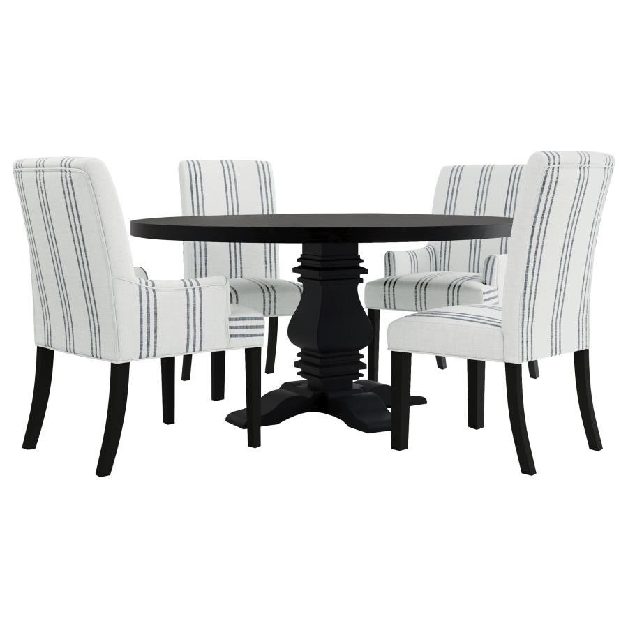Herran Upholstered Dining Side Chair Beige (Set of 2) view 16